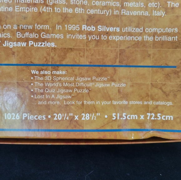 NWOT Robert Silvers Photomosaics 1000 PC Puzzle - Van Gogh "Starry Night" - NIB - Picture 7 of 9